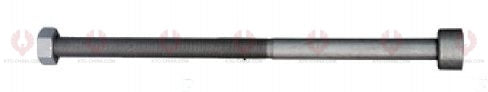 AT4687 C-Bolt C-BOLT  OUTSIDE THREAD: M12X1.75  LENGTH UNDER HEAD: 11"=279  THREAD LENGTH: 209  HEAD HEIGHT: 16  HEAD DIAMETER: 23  A F DIMENSION: 19  NUT HEIGHT: 10