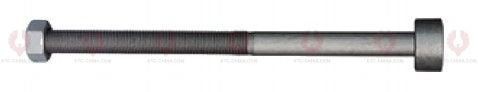 AT4690 C-Bolt C-BOLT  OUTSIDE THREAD: M14X1.5  LENGTH UNDER HEAD: 14"=356  THREAD LENGTH: 267  HEAD HEIGHT: 12  HEAD DIAMETER: 30  A F DIMENSION: 22  NUT HEIGHT: 11