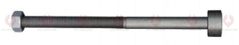 AT4692 C-Bolt C-BOLT  OUTSIDE THREAD: M14X1.5  LENGTH UNDER HEAD: 12"=305  THREAD LENGTH: 229  HEAD HEIGHT: 12  HEAD DIAMETER: 30  A F DIMENSION: 22  NUT HEIGHT: 11