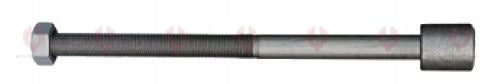 AT4694 C-Bolt C-BOLT  OUTSIDE THREAD: M14X1.5  LENGTH UNDER HEAD: 9"=229  THREAD LENGTH: 172  HEAD HEIGHT: 20  HEAD DIAMETER: 24  A F DIMENSION: 22  NUT HEIGHT: 11