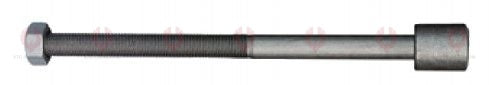 AT4696 C-Bolt C-BOLT  OUTSIDE THREAD: M14X1.5  LENGTH UNDER HEAD: 7"=178  THREAD LENGTH: 134  HEAD HEIGHT: 20  HEAD DIAMETER: 24  A F DIMENSION: 22  NUT HEIGHT: 11