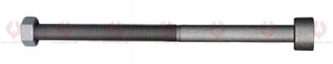 AT4699 C-Bolt C-BOLT  OUTSIDE THREAD: M14X1.5  LENGTH UNDER HEAD: 6"=152  THREAD LENGTH: 114  HEAD HEIGHT: 12  HEAD DIAMETER: 24  A F DIMENSION: 22  NUT HEIGHT: 11