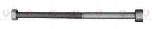 AT4701 C-Bolt C-BOLT  OUTSIDE THREAD: M12X1.75  LENGTH UNDER HEAD: 9"=229  THREAD LENGTH: 172  HEAD HEIGHT: 16  HEAD DIAMETER: 23  A F DIMENSION: 19  NUT HEIGHT: 10