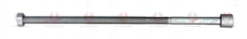 AT4713 C-Bolt C-BOLT  OUTSIDE THREAD: 7 16"-20  LENGTH UNDER HEAD: 10"=254  THREAD LENGTH: 190  HEAD HEIGHT: 19  HEAD DIAMETER: 16  A F DIMENSION: 19  NUT HEIGHT: 16