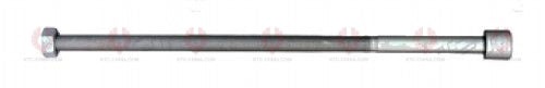 AT4715 C-Bolt C-BOLT  OUTSIDE THREAD: 7 16"-20  LENGTH UNDER HEAD: 6"=152  THREAD LENGTH: 114  HEAD HEIGHT: 19  HEAD DIAMETER: 16  A F DIMENSION: 19  NUT HEIGHT: 16