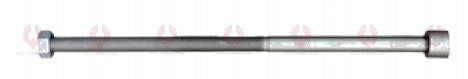 AT4726 C-Bolt C-BOLT  OUTSIDE THREAD: M10X1.0  LENGTH UNDER HEAD: 6"=152  THREAD LENGTH: 114  HEAD HEIGHT: 16  HEAD DIAMETER: 14  A F DIMENSION: 16  NUT HEIGHT: 8