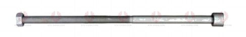 AT4727 C-Bolt C-BOLT  OUTSIDE THREAD: M10X1.0  LENGTH UNDER HEAD: 5"=127  THREAD LENGTH: 95  HEAD HEIGHT: 16  HEAD DIAMETER: 14  A F DIMENSION: 16  NUT HEIGHT: 8