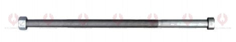 AT4729 C-Bolt C-BOLT  OUTSIDE THREAD: 3 8"-24  LENGTH UNDER HEAD: 10"=254  THREAD LENGTH: 190  HEAD HEIGHT: 9  HEAD DIAMETER: 14  A F DIMENSION: 14  NUT HEIGHT: 14