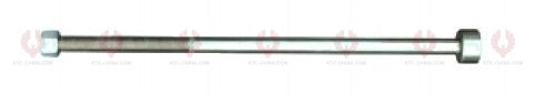 AT4736 C-Bolt C-BOLT  OUTSIDE THREAD: 1 2"-20  LENGTH UNDER HEAD: 5"=127  THREAD LENGTH: 95  HEAD HEIGHT: 11  HEAD DIAMETER: 19  A F DIMENSION: 19  NUT HEIGHT: 17