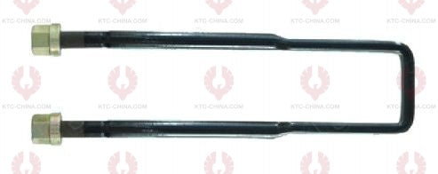 AT4743 U-Bolt ISUZU OUTSIDE THREAD: M24  INTERNAL WIDTH: 102  VIRTUAL LENGTH: 9"=229  THREAD LENGTH: 100  A F DIMENSION: 36  NUT HEIGHT: 36