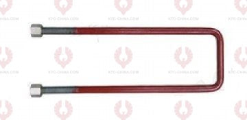 AT4791 U-Bolt MITSUBISHI OUTSIDE THREAD: M16  INTERNAL WIDTH: 74  VIRTUAL LENGTH: 15"=381  THREAD LENGTH: 80  A F DIMENSION: 24  NUT HEIGHT: 21