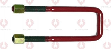 AT4800 U-Bolt EMPTY OUTSIDE THREAD: M22  INTERNAL WIDTH: 92  VIRTUAL LENGTH: 10"=254  THREAD LENGTH: 80  A F DIMENSION: 30  NUT HEIGHT: 32