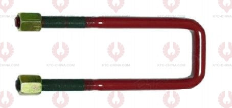 AT4804 U-Bolt EMPTY OUTSIDE THREAD: M22  INTERNAL WIDTH: 82  VIRTUAL LENGTH: 8"=203  THREAD LENGTH: 80  A F DIMENSION: 30  NUT HEIGHT: 32