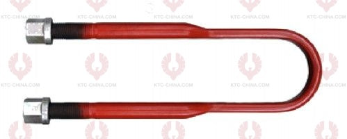 AT4819 U-Bolt MERCEDES BENZ OUTSIDE THREAD: M27  INTERNAL WIDTH: 102  VIRTUAL LENGTH: 20"=508  THREAD LENGTH: 100  A F DIMENSION: 41  NUT HEIGHT: 41