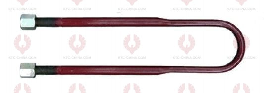 AT4821 U-Bolt MERCEDES BENZ OUTSIDE THREAD: M24  INTERNAL WIDTH: 102  VIRTUAL LENGTH: 26"=660  THREAD LENGTH: 100  A F DIMENSION: 36  NUT HEIGHT: 36
