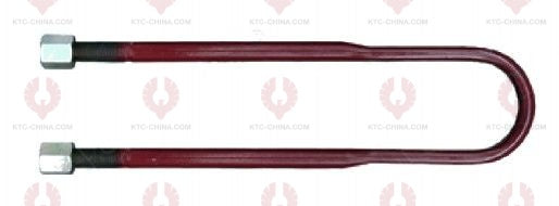 AT4823 U-Bolt MERCEDES BENZ OUTSIDE THREAD: M24  INTERNAL WIDTH: 102  VIRTUAL LENGTH: 22"=559  THREAD LENGTH: 100  A F DIMENSION: 36  NUT HEIGHT: 36