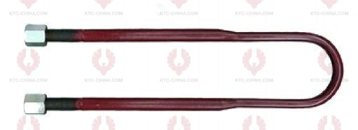 AT4825 U-Bolt MERCEDES BENZ OUTSIDE THREAD: M24  INTERNAL WIDTH: 102  VIRTUAL LENGTH: 18"=457  THREAD LENGTH: 100  A F DIMENSION: 36  NUT HEIGHT: 36