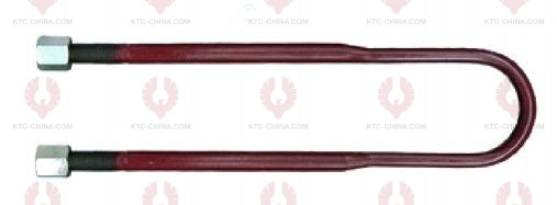 AT4826 U-Bolt MERCEDES BENZ OUTSIDE THREAD: M24  INTERNAL WIDTH: 102  VIRTUAL LENGTH: 16"=406  THREAD LENGTH: 100  A F DIMENSION: 36  NUT HEIGHT: 36