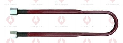 AT4827 U-Bolt MERCEDES BENZ OUTSIDE THREAD: M24  INTERNAL WIDTH: 102  VIRTUAL LENGTH: 14"=356  THREAD LENGTH: 100  A F DIMENSION: 36  NUT HEIGHT: 36