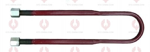 AT4828 U-Bolt MERCEDES BENZ OUTSIDE THREAD: M24  INTERNAL WIDTH: 102  VIRTUAL LENGTH: 12"=305  THREAD LENGTH: 100  A F DIMENSION: 36  NUT HEIGHT: 36