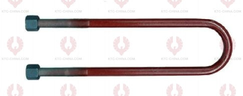 AT4840 U-Bolt EMPTY OUTSIDE THREAD: 7 8"-14  INTERNAL WIDTH: 152  VIRTUAL LENGTH: 15"=381  THREAD LENGTH: 100  A F DIMENSION: 32  NUT HEIGHT: 32