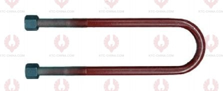 AT4841 U-Bolt EMPTY OUTSIDE THREAD: 7 8"-14  INTERNAL WIDTH: 128  VIRTUAL LENGTH: 18"=457  THREAD LENGTH: 100  A F DIMENSION: 32  NUT HEIGHT: 32