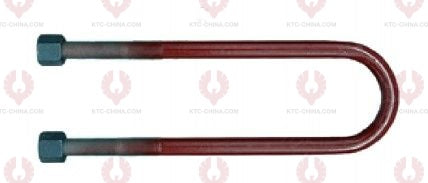 AT4843 U-Bolt EMPTY OUTSIDE THREAD: 7 8"-14  INTERNAL WIDTH: 128  VIRTUAL LENGTH: 16"=406  THREAD LENGTH: 100  A F DIMENSION: 32  NUT HEIGHT: 32