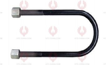AT4855 U-Bolt ROR OUTSIDE THREAD: M22  INTERNAL WIDTH: 127  VIRTUAL LENGTH: 13"=330  THREAD LENGTH: 85  A F DIMENSION: 32  NUT HEIGHT: 32