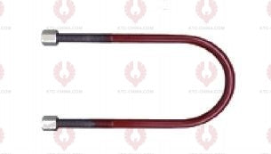 AT4860 U-Bolt EMPTY OUTSIDE THREAD: 1 2"-20  INTERNAL WIDTH: 78  VIRTUAL LENGTH: 6"=152  THREAD LENGTH: 75  A F DIMENSION: 19  NUT HEIGHT: 19