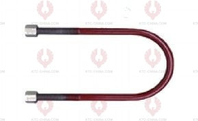 AT4871 U-Bolt MERCEDES BENZ OUTSIDE THREAD: M12  INTERNAL WIDTH: 66  VIRTUAL LENGTH: 7"=178  THREAD LENGTH: 70  A F DIMENSION: 19  NUT HEIGHT: 11