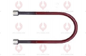 AT4872 U-Bolt MERCEDES BENZ OUTSIDE THREAD: M12  INTERNAL WIDTH: 66  VIRTUAL LENGTH: 6"=152  THREAD LENGTH: 70  A F DIMENSION: 19  NUT HEIGHT: 11
