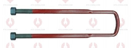 AT4894 U-Bolt MAN OUTSIDE THREAD: M18  INTERNAL WIDTH: 92  VIRTUAL LENGTH: 15"=381  THREAD LENGTH: 85  A F DIMENSION: 27  NUT HEIGHT: 24