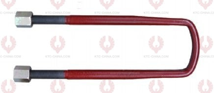 AT4899 U-Bolt MERCEDES BENZ OUTSIDE THREAD: M24  INTERNAL WIDTH: 102  VIRTUAL LENGTH: 19"=483  THREAD LENGTH: 75  A F DIMENSION: 36  NUT HEIGHT: 36