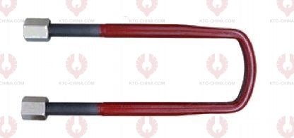 AT4902 U-Bolt MERCEDES BENZ OUTSIDE THREAD: M24  INTERNAL WIDTH: 102  VIRTUAL LENGTH: 16"=406  THREAD LENGTH: 75  A F DIMENSION: 36  NUT HEIGHT: 36