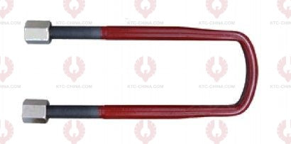 AT4903 U-Bolt MERCEDES BENZ OUTSIDE THREAD: M24  INTERNAL WIDTH: 102  VIRTUAL LENGTH: 15"=381  THREAD LENGTH: 75  A F DIMENSION: 36  NUT HEIGHT: 36