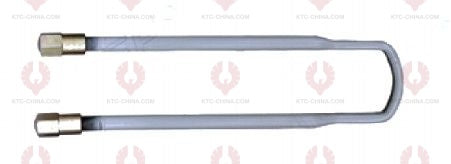 AT4915 U-Bolt SCANIA OUTSIDE THREAD: M22  INTERNAL WIDTH: 92  VIRTUAL LENGTH: 18"=457  THREAD LENGTH: 85  A F DIMENSION: 32  NUT HEIGHT: 66