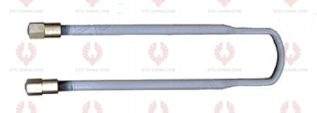 AT4916 U-Bolt SCANIA OUTSIDE THREAD: M22  INTERNAL WIDTH: 92  VIRTUAL LENGTH: 17"=432  THREAD LENGTH: 85  A F DIMENSION: 32  NUT HEIGHT: 66