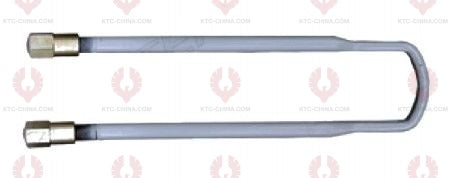 AT4918 U-Bolt SCANIA OUTSIDE THREAD: M22  INTERNAL WIDTH: 92  VIRTUAL LENGTH: 15"=381  THREAD LENGTH: 85  A F DIMENSION: 32  NUT HEIGHT: 66