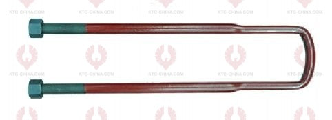 AT4937 U-Bolt MERCEDES BENZ OUTSIDE THREAD: M24  INTERNAL WIDTH: 102  VIRTUAL LENGTH: 24"=610  THREAD LENGTH: 100  A F DIMENSION: 36  NUT HEIGHT: 25