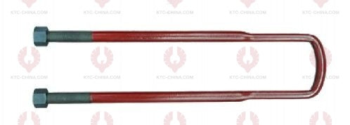 AT4948 U-Bolt MERCEDES BENZ OUTSIDE THREAD: M24  INTERNAL WIDTH: 102  VIRTUAL LENGTH: 13"=330  THREAD LENGTH: 100  A F DIMENSION: 36  NUT HEIGHT: 25