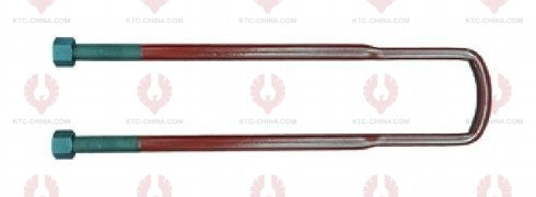 AT4955 U-Bolt MERCEDES BENZ OUTSIDE THREAD: M20  INTERNAL WIDTH: 82  VIRTUAL LENGTH: 17"=432  THREAD LENGTH: 95  A F DIMENSION: 30  NUT HEIGHT: 25