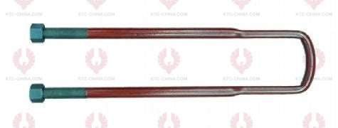 AT4956 U-Bolt MERCEDES BENZ OUTSIDE THREAD: M20  INTERNAL WIDTH: 82  VIRTUAL LENGTH: 16"=406  THREAD LENGTH: 95  A F DIMENSION: 30  NUT HEIGHT: 25