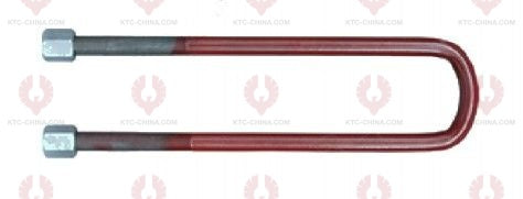 AT4957 U-Bolt MAN OUTSIDE THREAD: M24  INTERNAL WIDTH: 102  VIRTUAL LENGTH: 21"=533  THREAD LENGTH: 100  A F DIMENSION: 36  NUT HEIGHT: 40