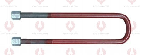 AT4969 U-Bolt VOLVO OUTSIDE THREAD: M24  INTERNAL WIDTH: 92  VIRTUAL LENGTH: 16"=406  THREAD LENGTH: 100  A F DIMENSION: 36  NUT HEIGHT: 36