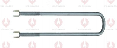 AT4974 U-Bolt STEYR OUTSIDE THREAD: M18  INTERNAL WIDTH: 92  VIRTUAL LENGTH: 11"=279  THREAD LENGTH: 90  A F DIMENSION: 27  NUT HEIGHT: 27