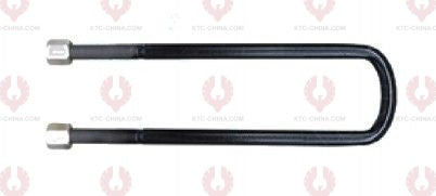 AT4994 U-Bolt MERCEDES BENZ OUTSIDE THREAD: M19  INTERNAL WIDTH: 82  VIRTUAL LENGTH: 16"=406  THREAD LENGTH: 90  A F DIMENSION: 27  NUT HEIGHT: 27