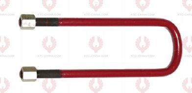 AT4997 U-Bolt MERCEDES BENZ OUTSIDE THREAD: M18  INTERNAL WIDTH: 72  VIRTUAL LENGTH: 13"=330  THREAD LENGTH: 80  A F DIMENSION: 27  NUT HEIGHT: 24