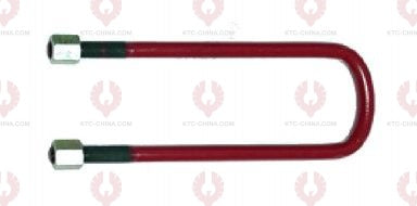 AT5002 U-Bolt MERCEDES BENZ OUTSIDE THREAD: M16  INTERNAL WIDTH: 72  VIRTUAL LENGTH: 10"=254  THREAD LENGTH: 90  A F DIMENSION: 24  NUT HEIGHT: 21