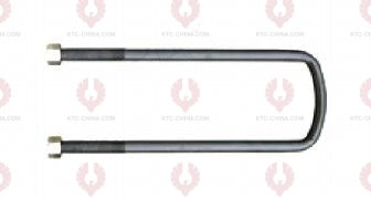 AT5016 U-Bolt MERCEDES BENZ OUTSIDE THREAD: M12  INTERNAL WIDTH: 64  VIRTUAL LENGTH: 7"=178  THREAD LENGTH: 80  A F DIMENSION: 19  NUT HEIGHT: 11