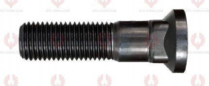 AT5017 Plow Bolt PLOW BOLTS OUTSIDE THREAD: 1 1 4"-7  LENGTH UNDER HEAD: 130  THREAD LENGTH: 90  KNURLING DIAMETER: 30  HEAD HEIGHT: 32  HEAD DIAMETER: 53  A F DIMENSION: EMPTY  NUT HEIGHT: EMPTY